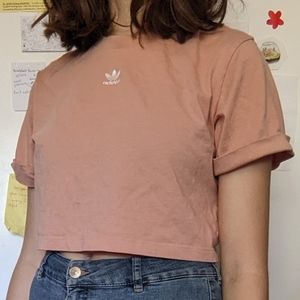 pink adidas shirt